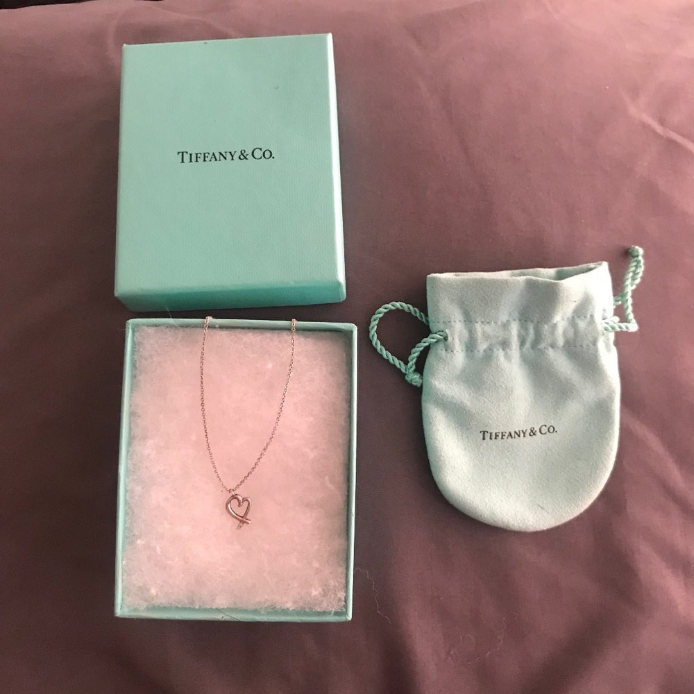 Tiffany & Co. Loving Heart Necklace. - Picture 2 of 7